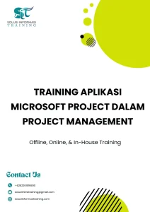 pelatihan APLIKASI MICROSOFT PROJECT DALAM PROJECT MANAGEMENT di jakarta