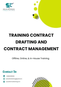 pelatihan CONTRACT DRAFTING AND CONTRACT MANAGEMENT di jakarta