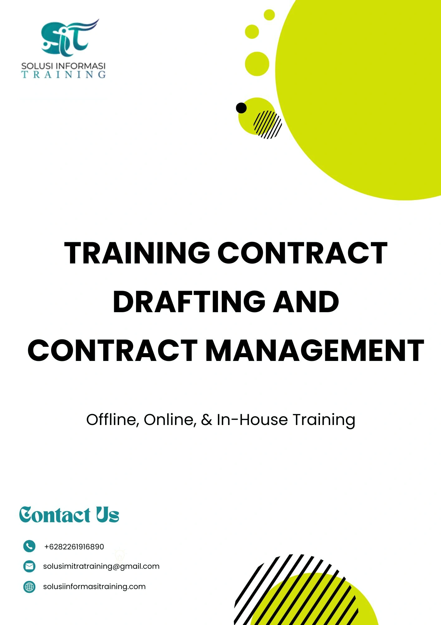 pelatihan CONTRACT DRAFTING AND CONTRACT MANAGEMENT di jakarta