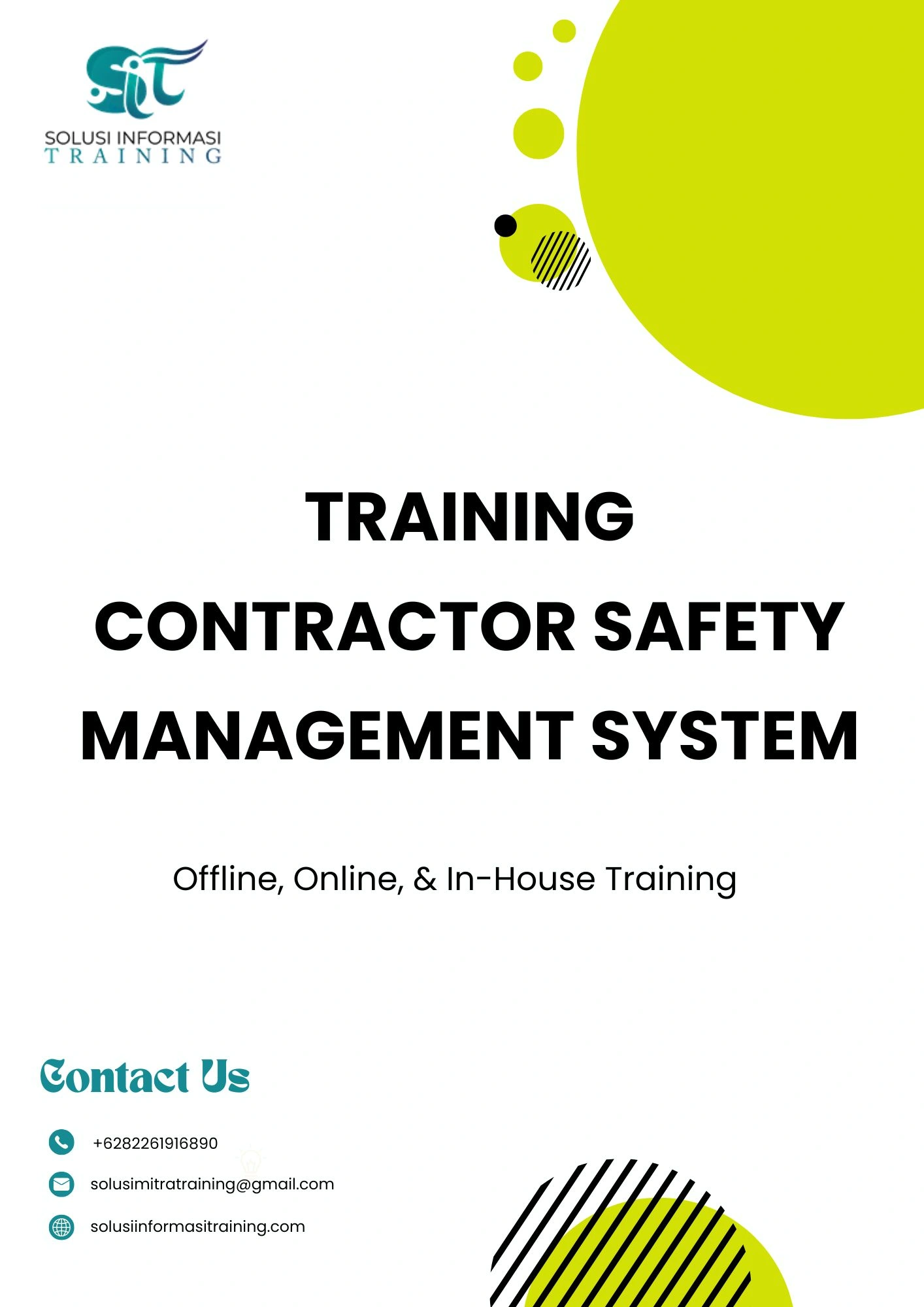 pelatihan CONTRACTOR SAFETY MANAGEMENT SYSTEM di jakarta