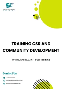 pelatihan CSR AND COMMUNITY DEVELOPMENT di jakarta