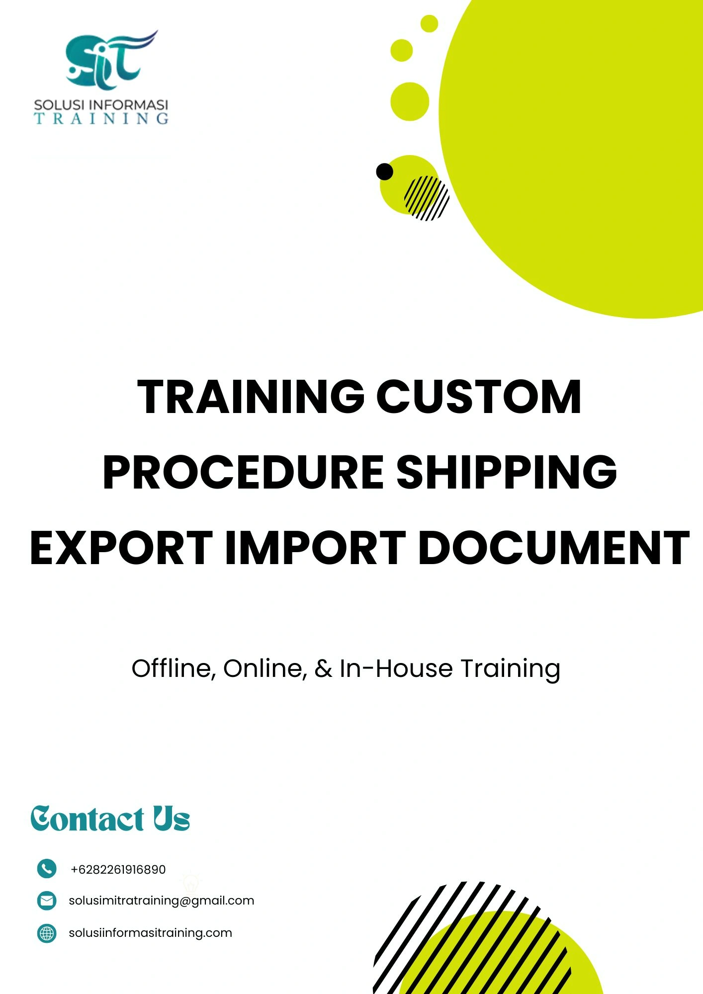 pelatihan CUSTOM PROCEDURE SHIPPING EXPORT IMPORT DOCUMENT di jakarta