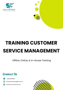 pelatihan CUSTOMER SERVICE MANAGEMENT  di jakarta