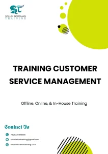 pelatihan CUSTOMER SERVICE MANAGEMENT di jakarta