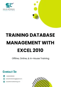 pelatihan DATABASE MANAGEMENT WITH EXCEL 2010 di jakarta