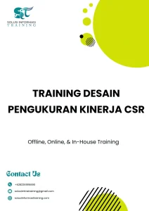pelatihan DESAIN PENGUKURAN KINERJA CSR di jakarta