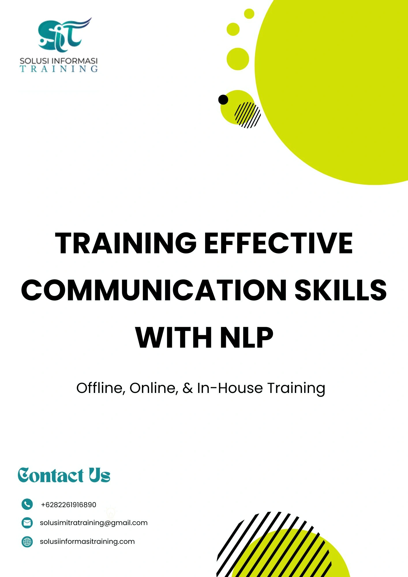 pelatihan EFFECTIVE COMMUNICATION SKILLS WITH NLP di jakarta