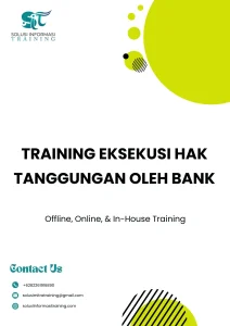 pelatihan EKSEKUSI HAK TANGGUNGAN OLEH BANK di jakarta
