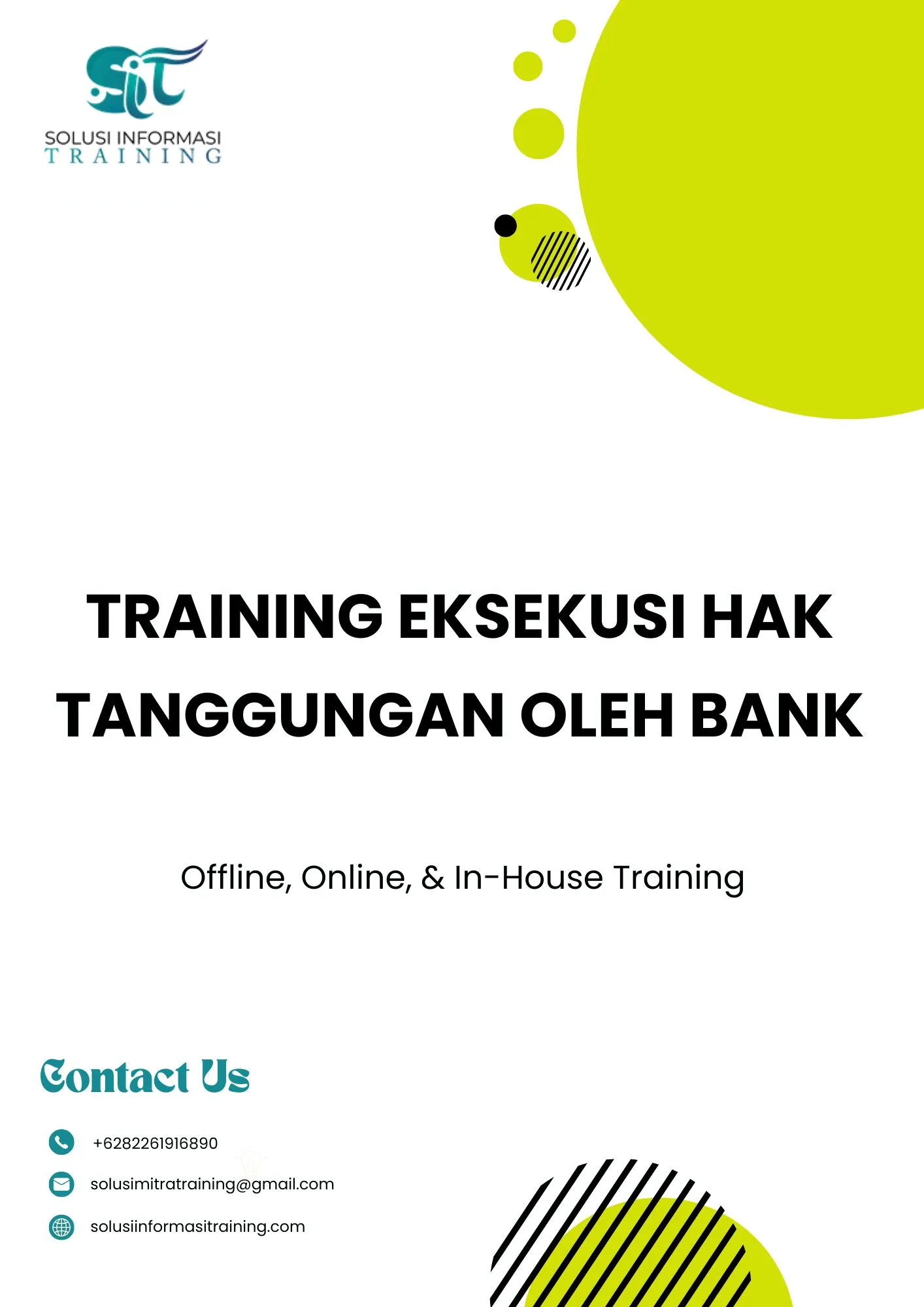 pelatihan EKSEKUSI HAK TANGGUNGAN OLEH BANK di jakarta
