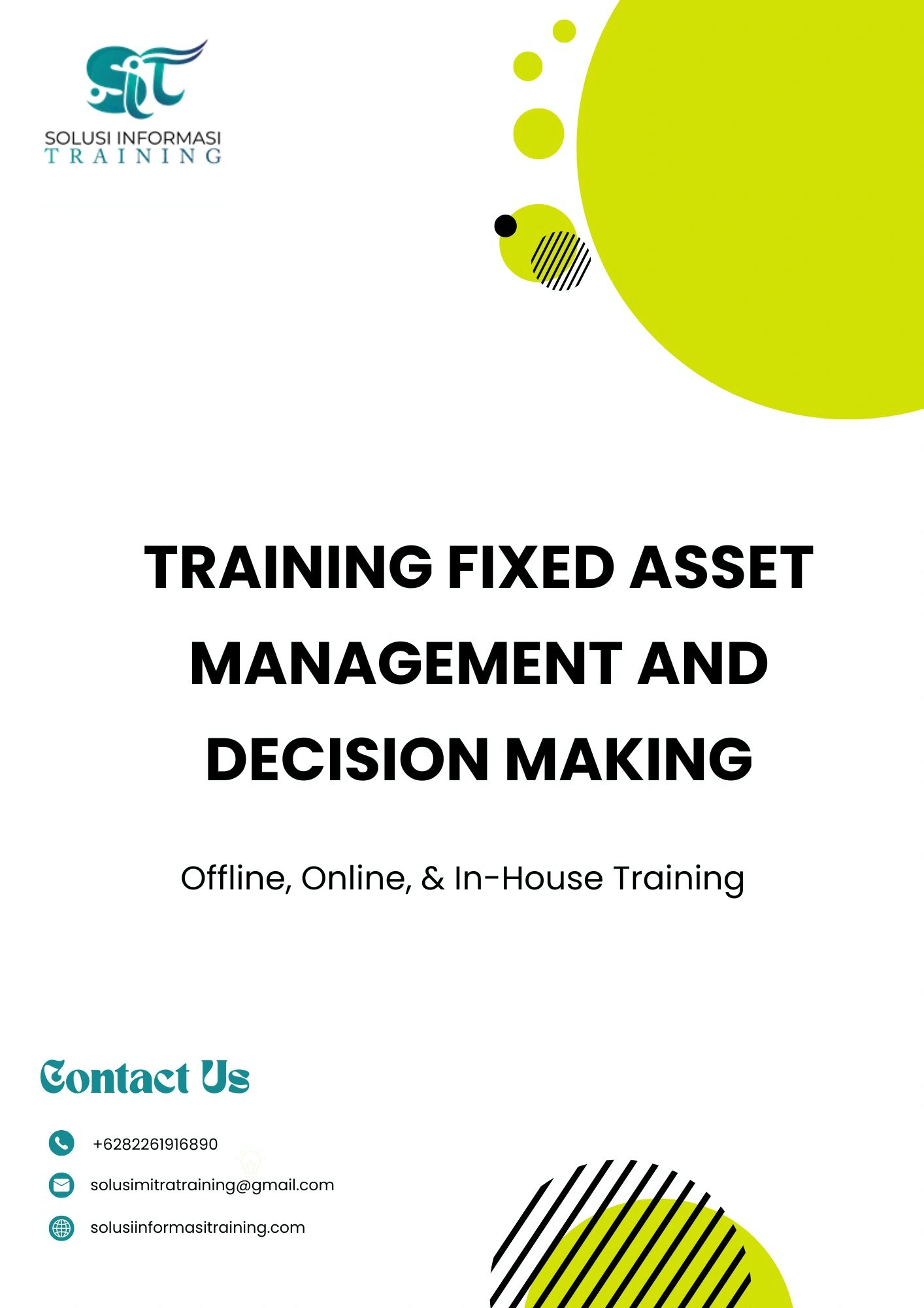 pelatihan FIXED ASSET MANAGEMENT AND DECISION MAKING di jakarta