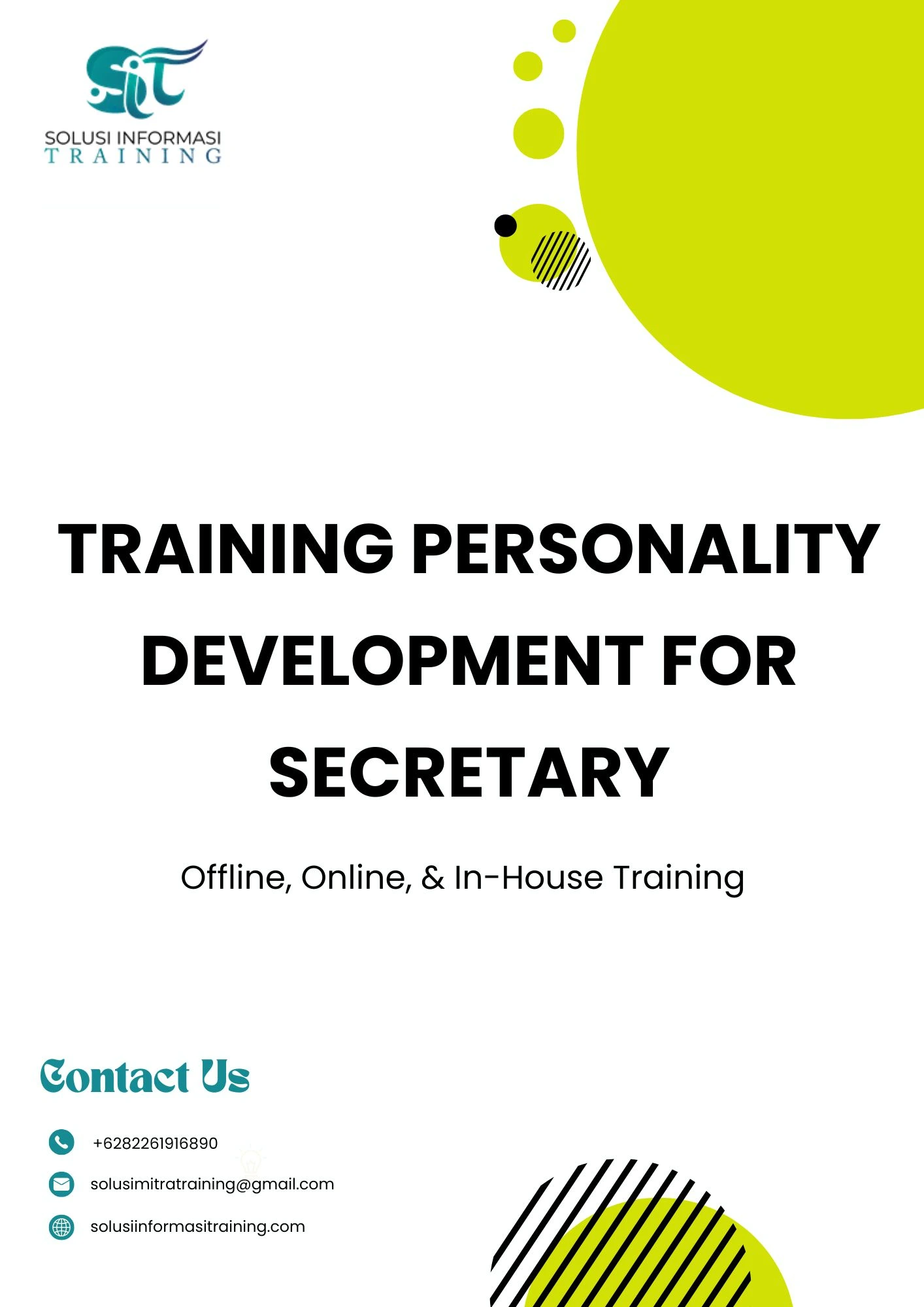 pelatihan PERSONALITY DEVELOPMENT FOR SECRETARY di jakarta