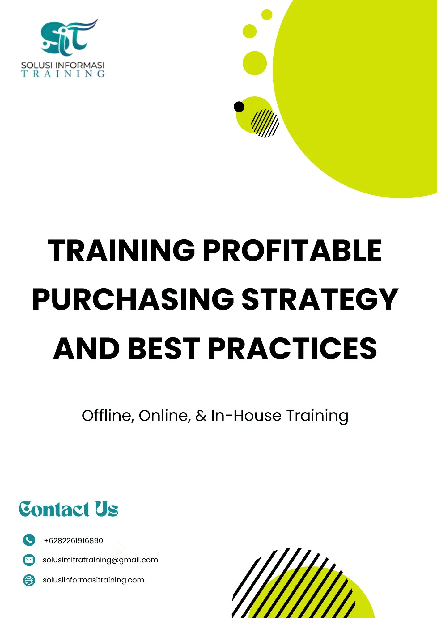 pelatihan PROFITABLE PURCHASING STRATEGY AND BEST PRACTICES di jakarta