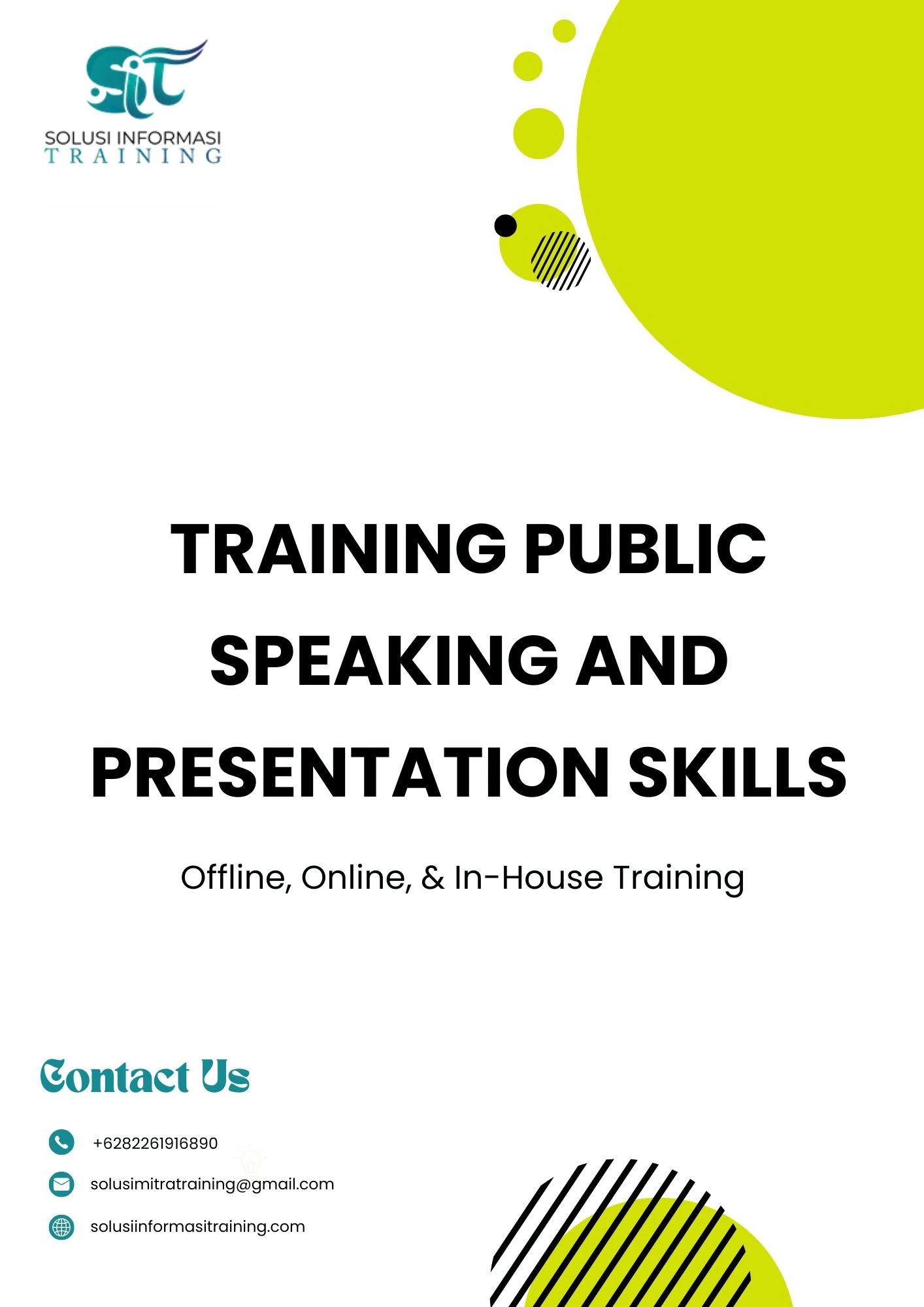 pelatihan PUBLIC SPEAKING AND PRESENTATION SKILLS di jakarta