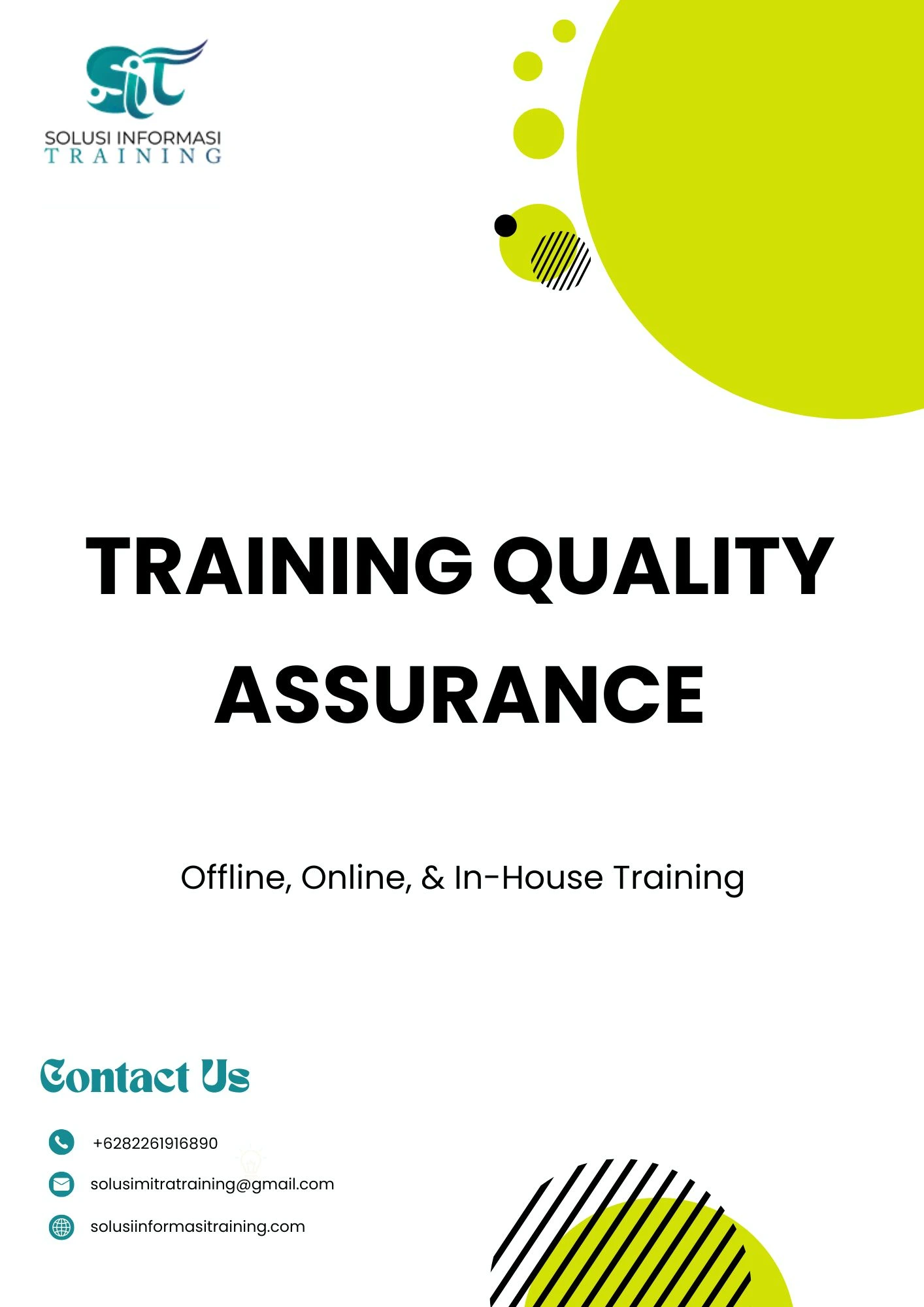 pelatihan QUALITY ASSURANCE di jakarta